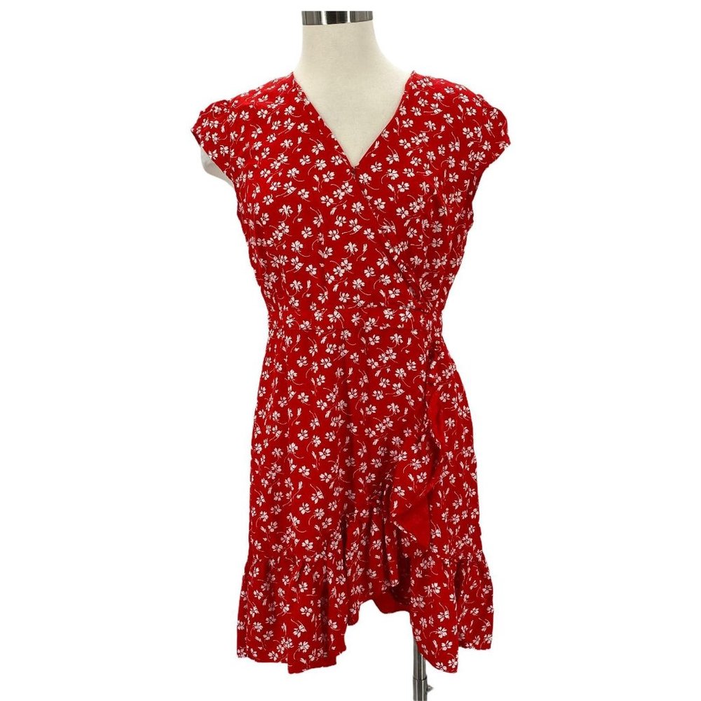 J. Crew Mercantile Dress Faux Wrap Fresh Daisies